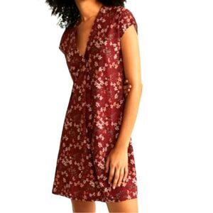 EC MANGO MNG BASICS FLORAL DELIGHT MINI DRESS SZ.S